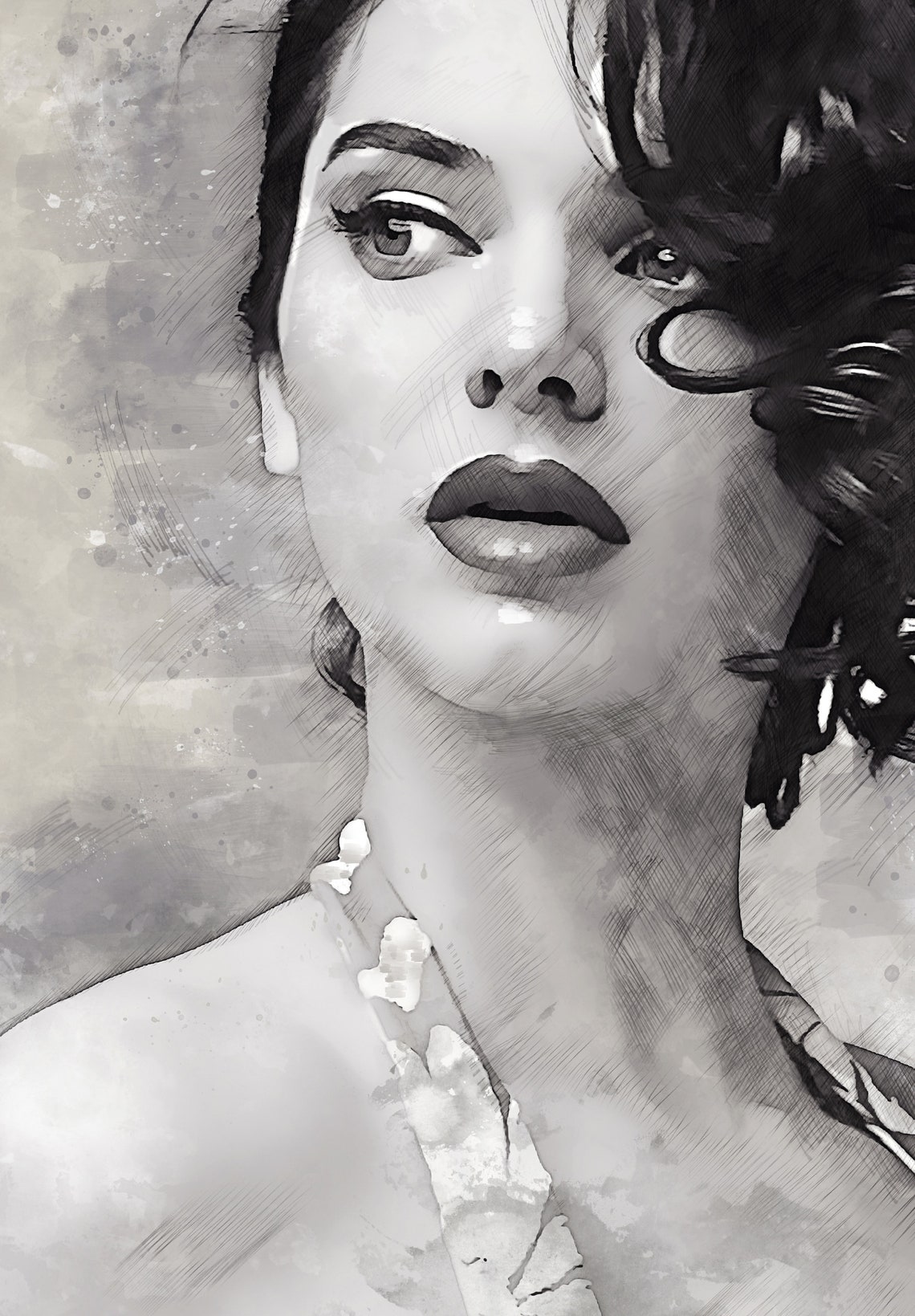 Kendall Jenner Kendall Jenner digital art Kendall Jenner Etsy