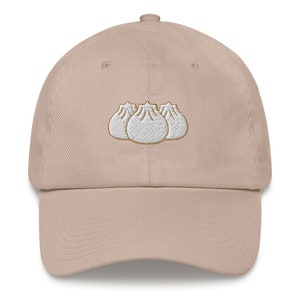 Embroidered Dumpling Hat, Bao Dad Hat, Dumplings Baseball Hat