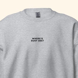 Embroidered Parker Posey Sweatshirt, Best In Show Sweatshirt, Christopher Guest Sweatshirt, Busy Bee Best In Show
