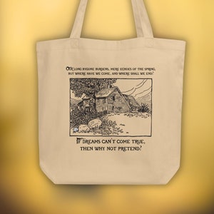 Over The Garden Wall Tote Bag, Halloween Tote, Over The Garden Wall Gift, Tome of the Unknown, Over The Garden Wall, Rock Fact