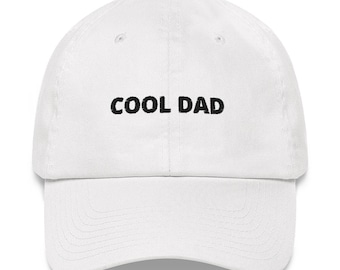 Embroidered Cool Dad Hat, Father's Day Hat, Cool Dad Baseball Cap