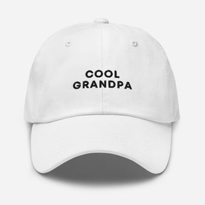 Embroidered Cool Grandpa Hat, Funny New Grandpa Gift, Cool Grandpa, Cool Grandpa Hat, Cool Grandpa Gift, New Grandpa Gift