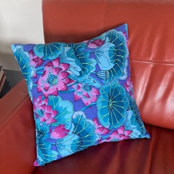 Quilted Throw Pillow Etsy