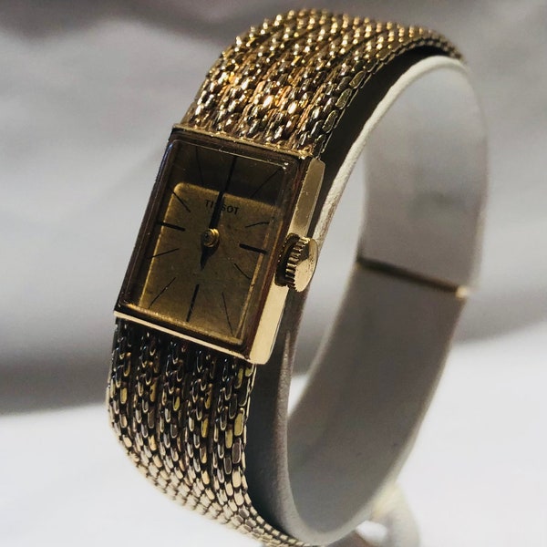 Vintage Tissot Gold Watch