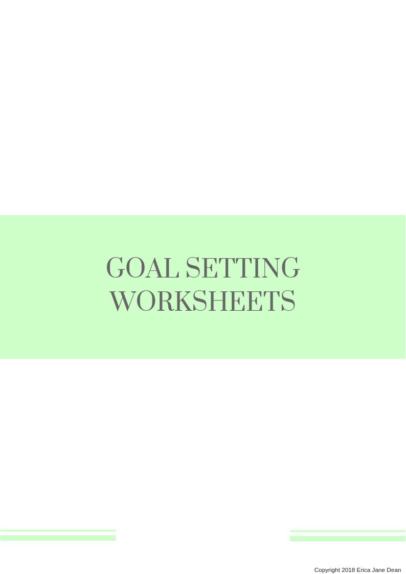 Life Coach Goal Setting Worksheets | Etsy