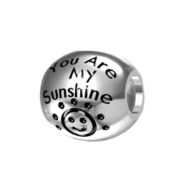 PANDACHARMS You are my Sunshine Charm 925 Silber passt zu Pandora Moments