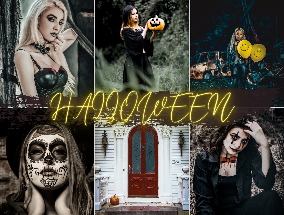 Halloween Presets Halloween Filters Halloween Mobile & Etsy UK