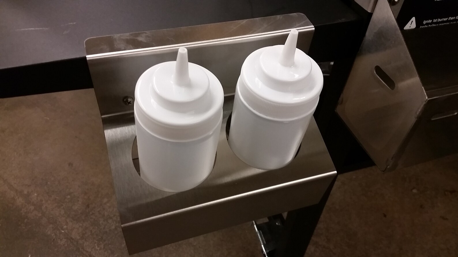 Side Table Squeeze Bottle Holder for Blackstone Griddles Etsy