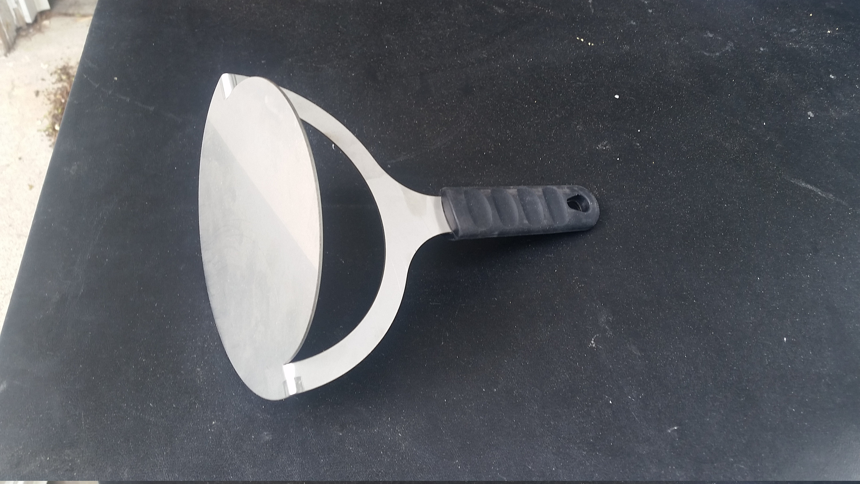 Stainless Steel Burger Smasher With Heat Resistant Grip Etsy