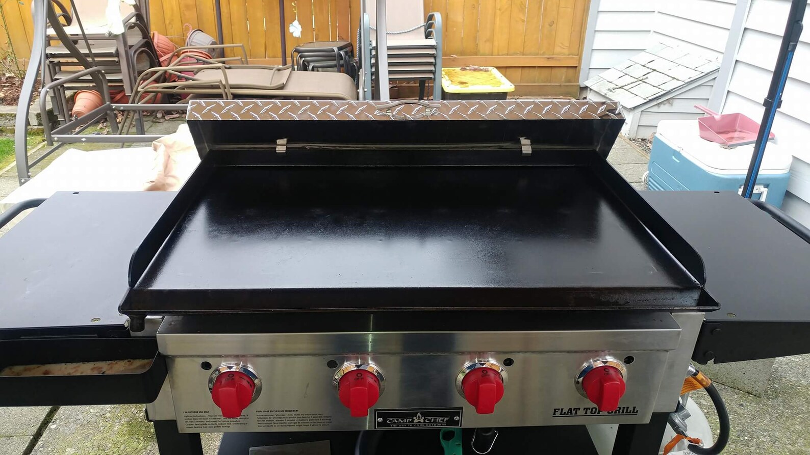 Griddle Cover Diamond Plate Aluminum for Camp Chef FTG600 Etsy