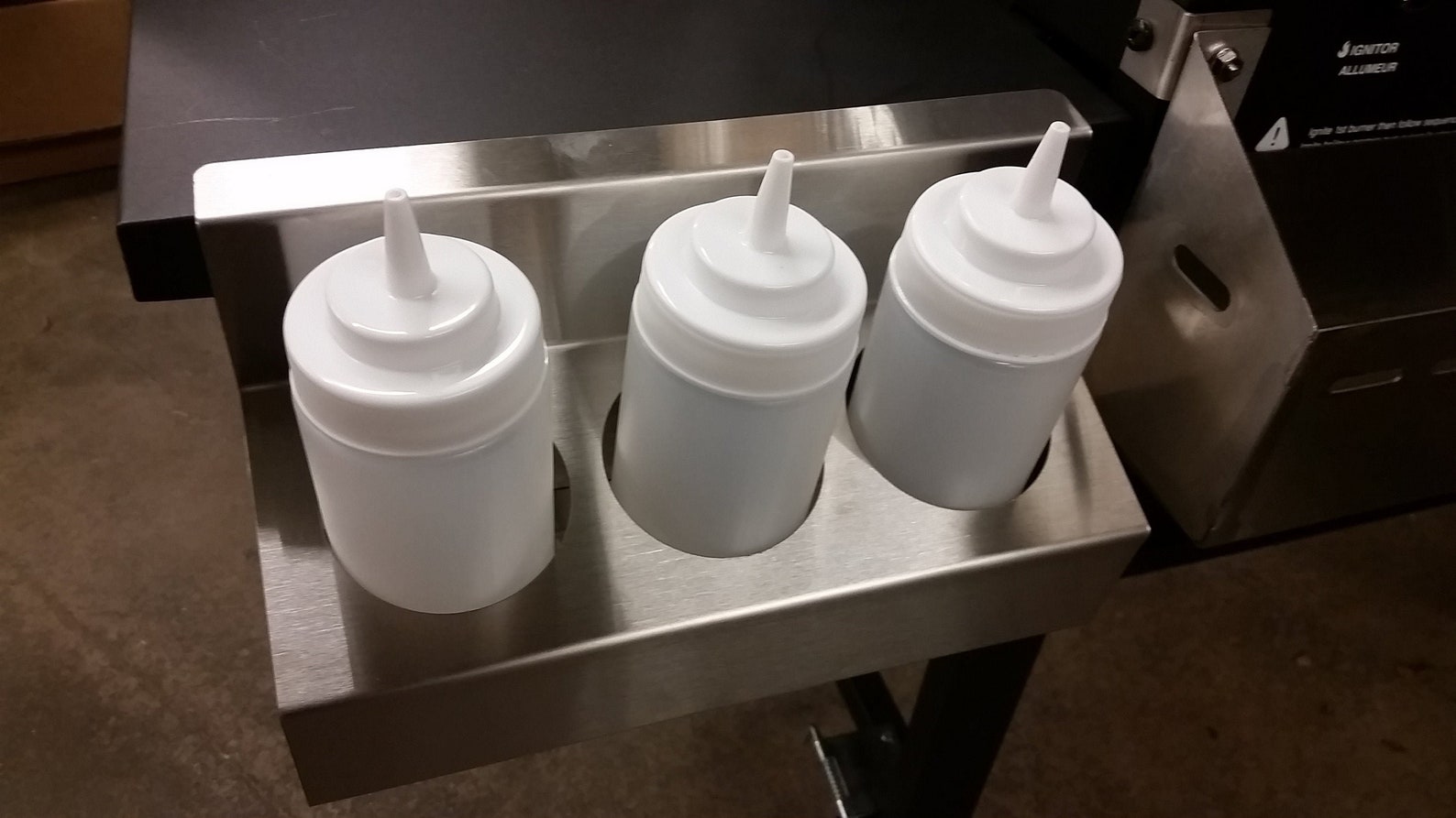 Side Table Squeeze Bottle Holder for Blackstone Griddles Etsy