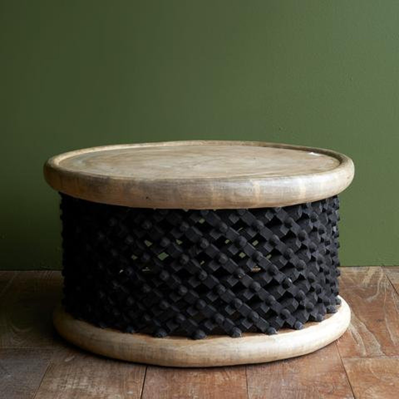 African Bamileke Coffee Side Table Etsy