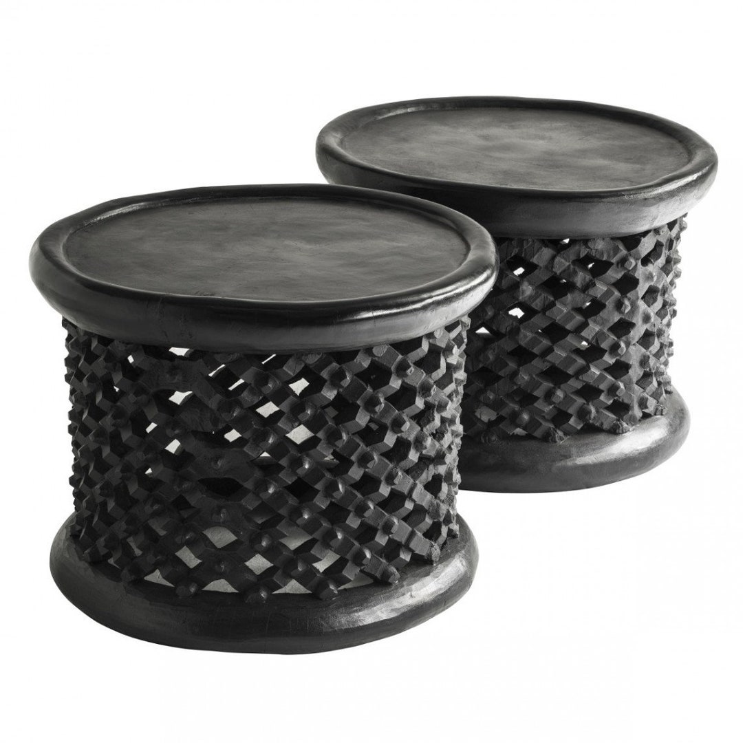 African Bamileke Coffee Side Table Etsy