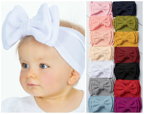 head wrap bows baby