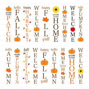 18 Fall Porch Sign Svg Bundle, Pumpkin Svg, Fall Svg, Fall Porch sign Svg, Porch Sign Svg, Fall Door Sign Svg, Fall Porch Sign SVG Bundle