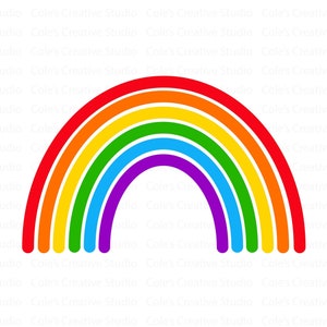 Rainbow Svg, Pastel Rainbow, Rainbow Png, Rainbow Clipart, Hand Drawn Rainbow, Rainbow Download, Svg Rainbow, Rainbow colors, Nursery Decor