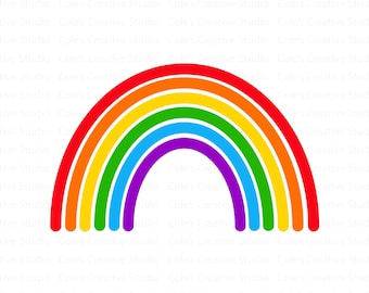 Regenboog SVG, pastel regenboog, regenboog png, regenboog clipart, handgetekende regenboog, regenboog downloaden, regenboog SVG, regenboogkleuren, decor van de kinderkamer