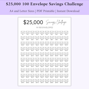 即購入OK★ボックス付き★100days savings challenge Amazon.com : 100 Envelopes Money Saving Challenge - Save