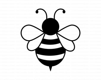 Abeja Svg, Abeja Linda Svg, Clipart de Abeja, Contorno de Abeja Svg, Abeja Svg, Abejorro Svg, Primavera Svg, Diseño de Abejorro, Diseño de Abeja