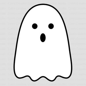 Ghost Svg, Boo Svg, Cute Ghost Svg, Ghost Face, Spooky Season Svg, Spooky Svg, Halloween Svg, Ghost Clipart, Ghost Png, Boo Svg