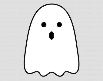 Ghost Svg, Boo Svg, Cute Ghost Svg, Ghost Face, Spooky Season Svg, Spooky Svg, Halloween Svg, Ghost Clipart, Ghost Png, Boo Svg