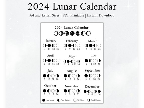 Calaméo - Calendrier Lunaire 2024