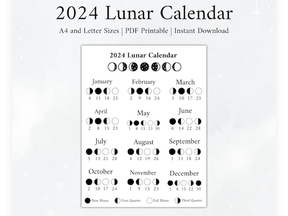 Calaméo - Calendrier Lunaire 2024