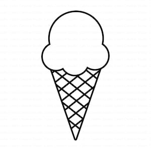 Eistüte Umriss SVG, Eistüte geschnitten Datei, Eistüte geschnitten, Eistüte geschnitten, Eistüte, Eiscreme Umriss, Eistüte Vektor, süße Eistüte, Waffeltüte