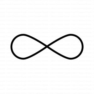 Symbole de l'infini Svg, Svg amour infini, Clipart infini minimaliste, Svg infini, Svg tatouage infini, Svg amour éternel, Svg design mariage