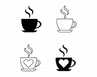 Coffee Cup SVG Bundle, Coffee Mug SVG, Coffee Mug Clipart, Coffee Clipart, Coffee Love SVG, Coffee Vector, Coffee Eps, Coffee Mug