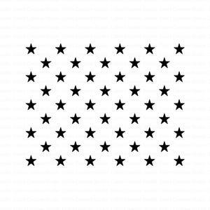 50 Stars American Flag Svg, US Flag Star Field Svg, Patriotic Stars Svg