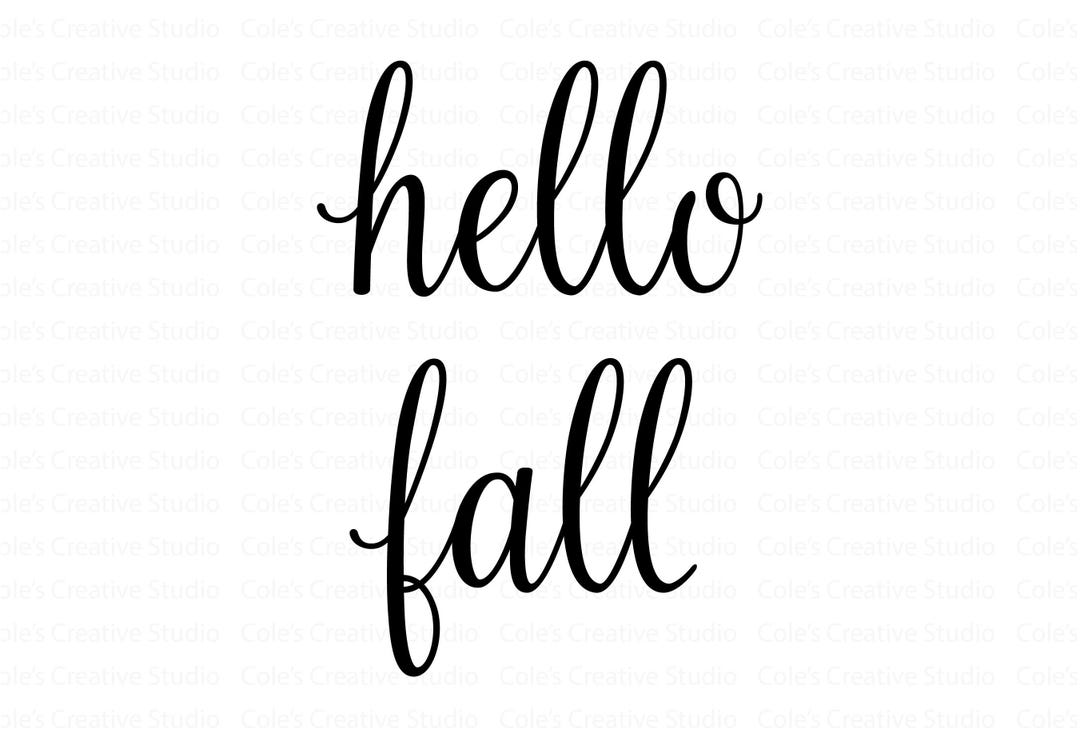 Hello Fall Svg, Hello Fall Shirt Svg, Fall Quote Svg, Fall Designs Svg ...
