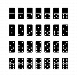 Dominoes Svg Bundle, Dominoes, Casino Svg, Gaming Svg, Domino Svg, Domino Clipart, Game Piece Svg, Dominoes Svg, Classic Game Clipart