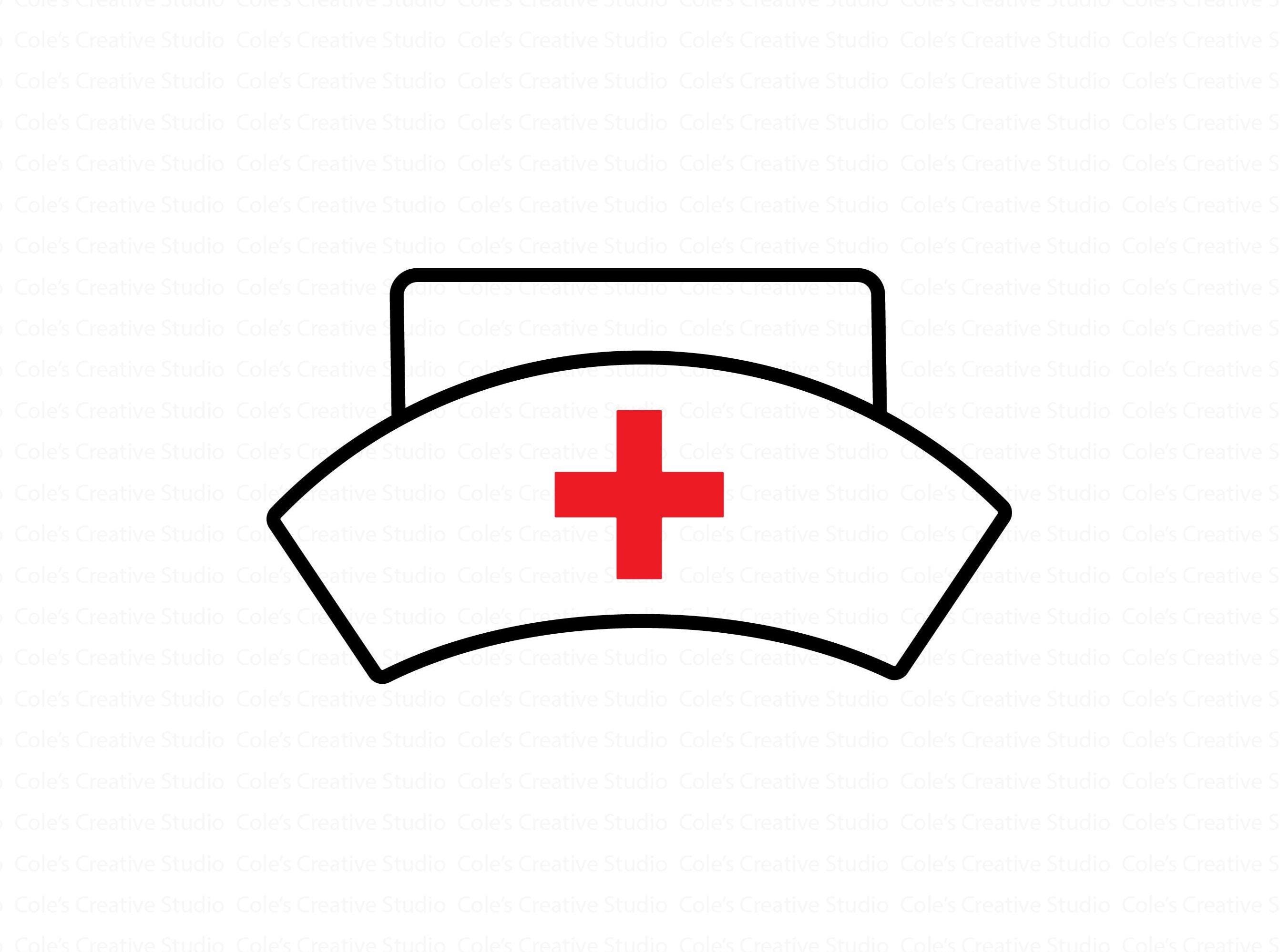 ナースハットSVG、ナースキャップSVG、ヘルスケアクリップアート、ヘルスケアSVG、看護師感謝SVG、看護師卒業SVG、医療SVG、 - Etsy  日本, image size:2685x1998