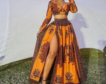 african 2 piece outfits