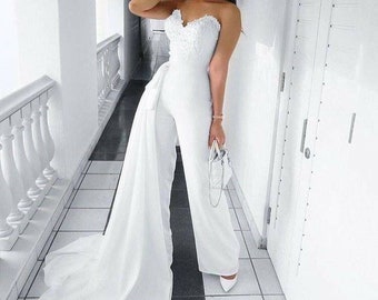 silver jumpsuit for wedding