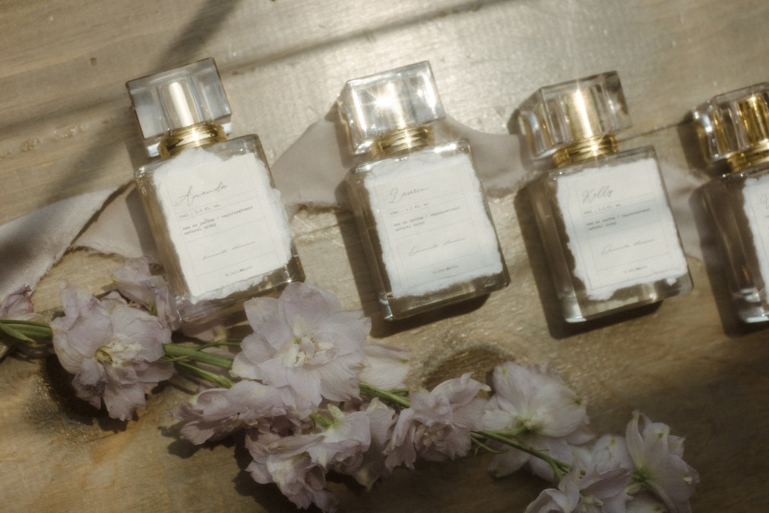 BRIDESMAID PERFUME LABELS Canva Template Digital Download - Etsy Australia