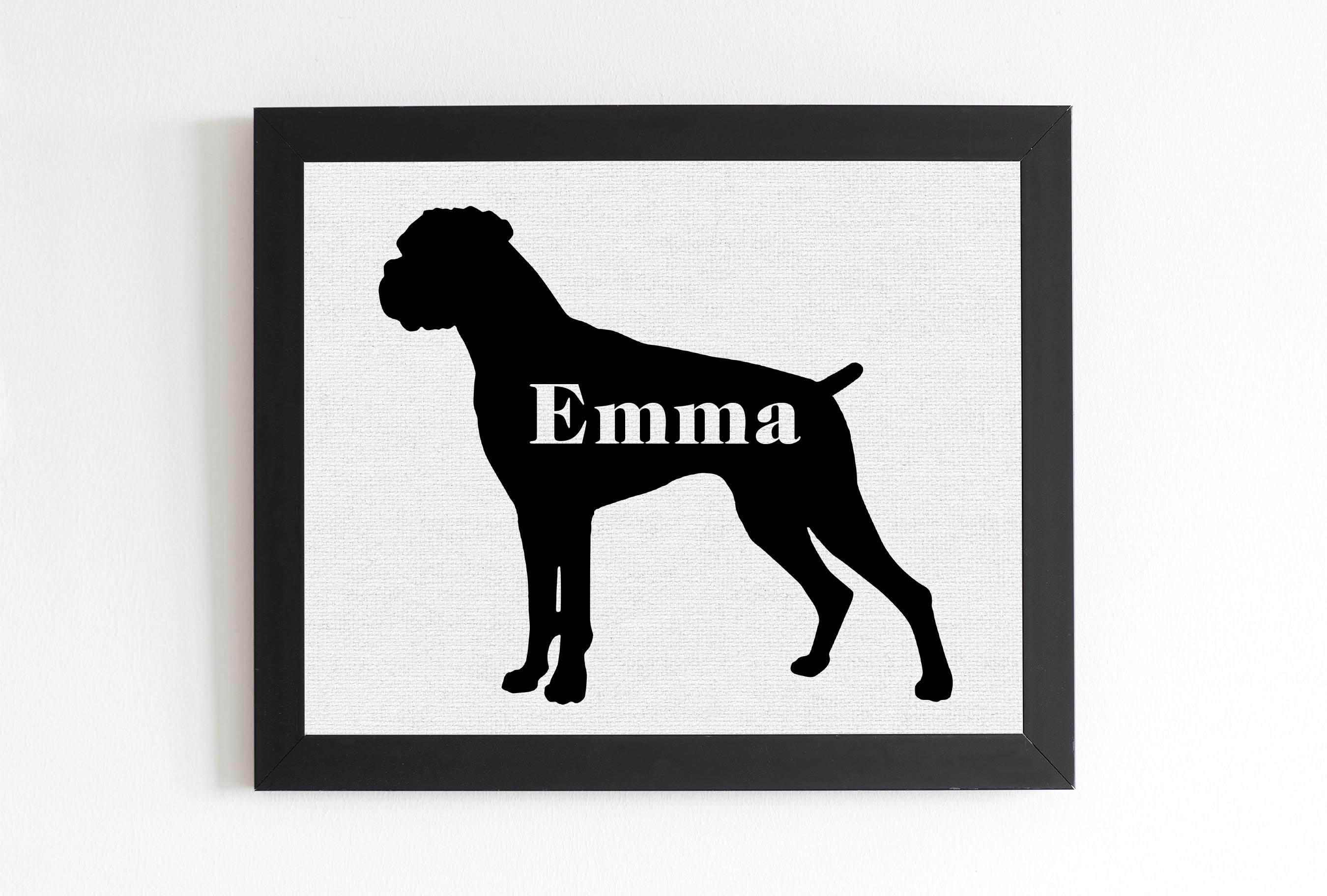 Boxer Dog Gifts Boxer Dog Art Boxer Memorial Gift Boxer Mom Etsy