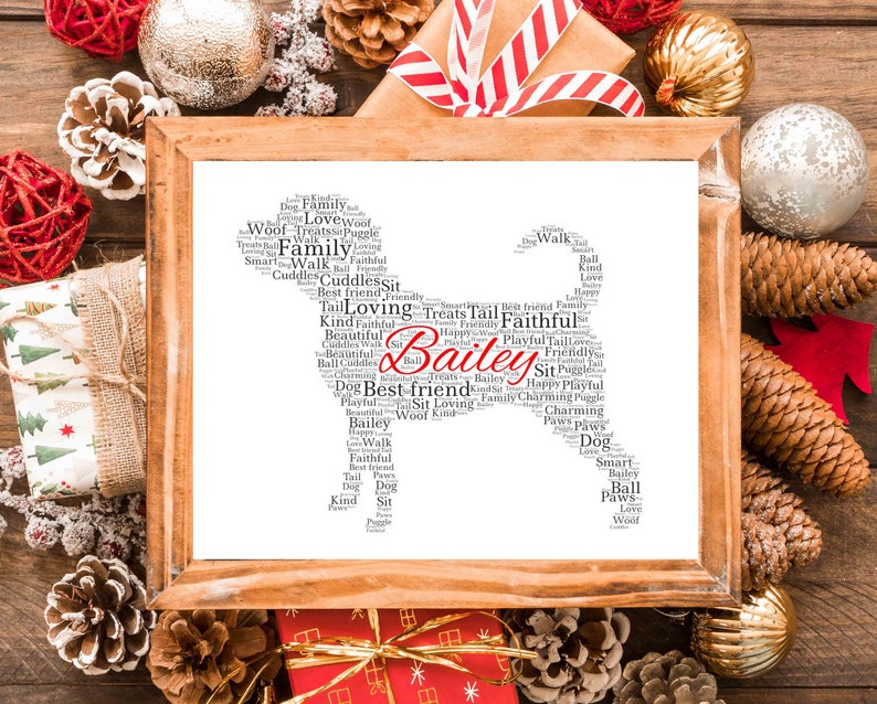 Wall art Print Custom pet portrait Personalized gift Christmas gifts Puggle art print gifts Dog mom Dog dad Dog memorial Pet memorial