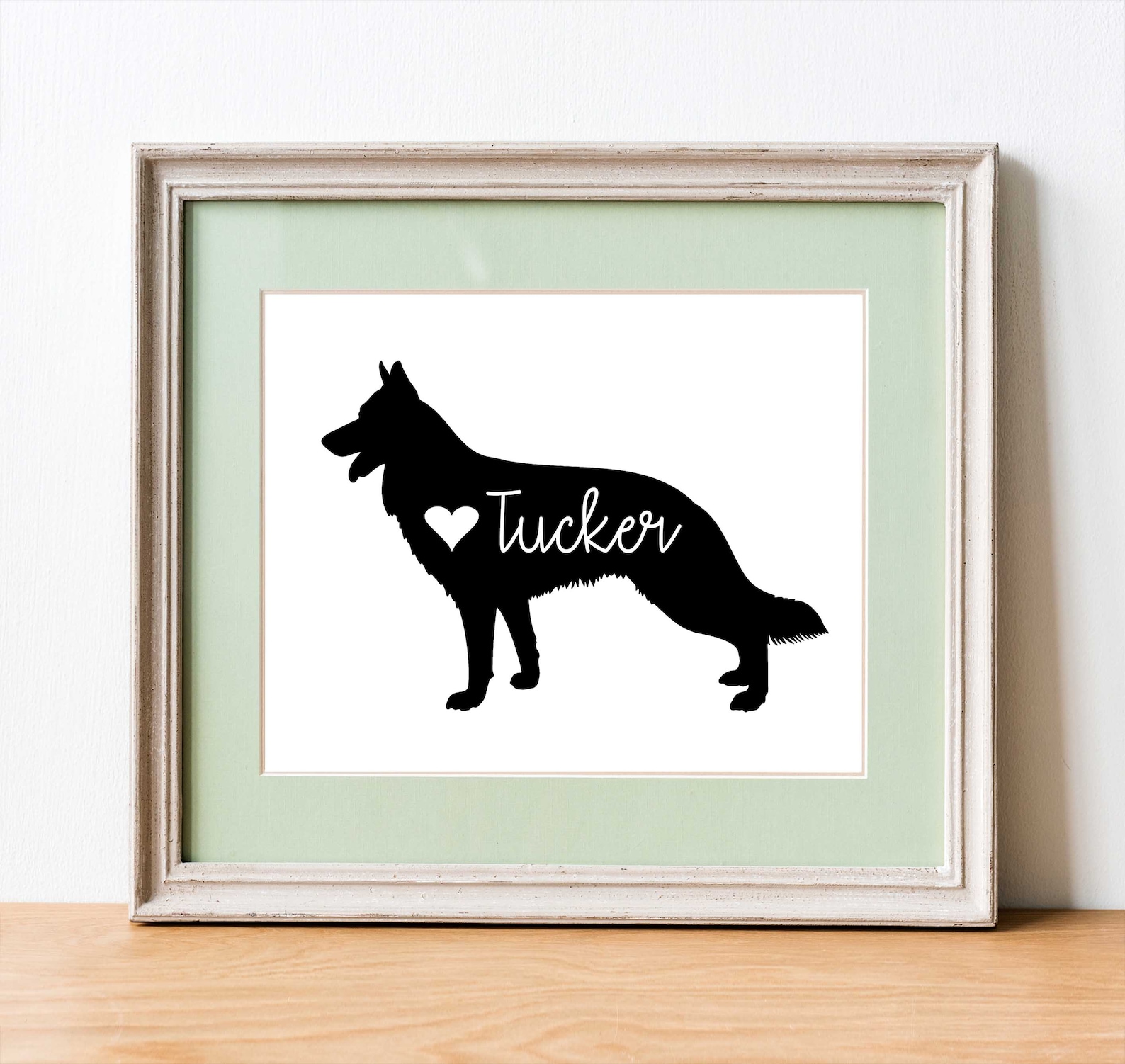 German shepherd gifts Black german shepherd memorial gift Etsy