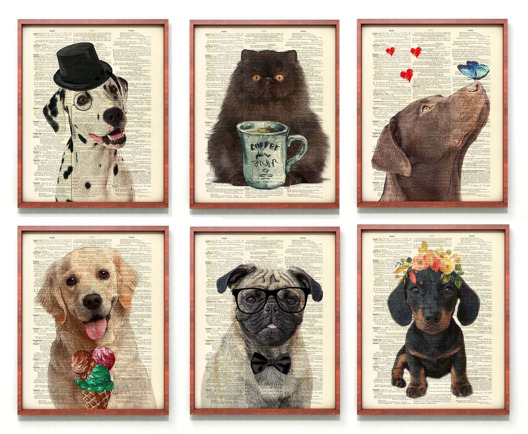 Custom pet portrait Funny сustom dog portrait Personalized Etsy