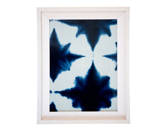 Abstract Indigo Textile Framed Textile Art Vintage African Etsy