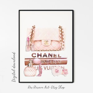 Coco Chanel Wall Art Etsy