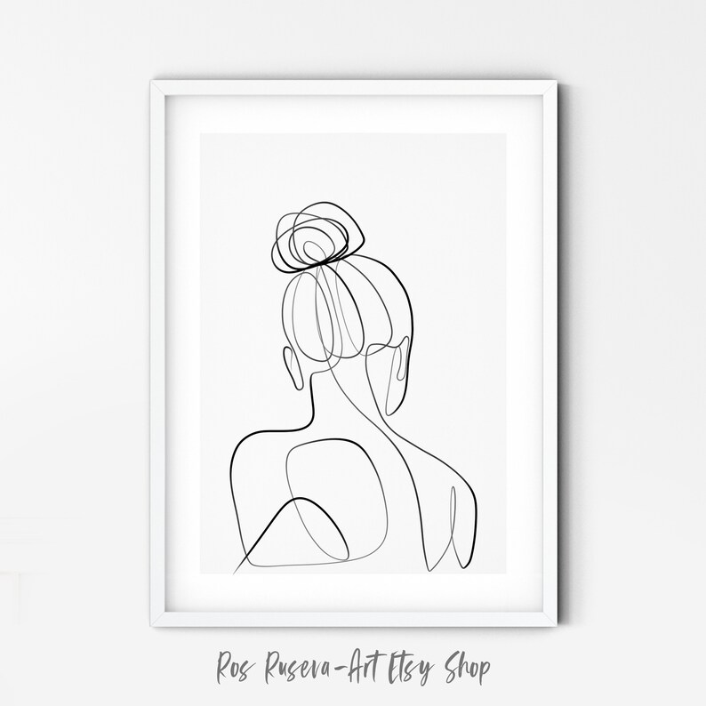 single line drawing body