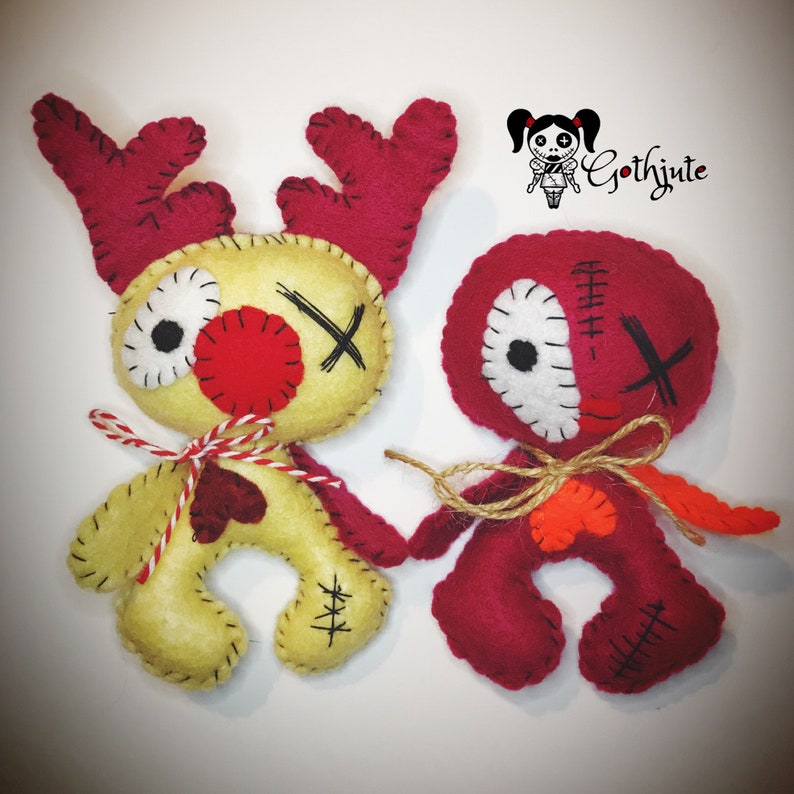 Download Quirky Creepy Alternative Voodoo Handmade Doll Goth Horror Dolls Art Dolls