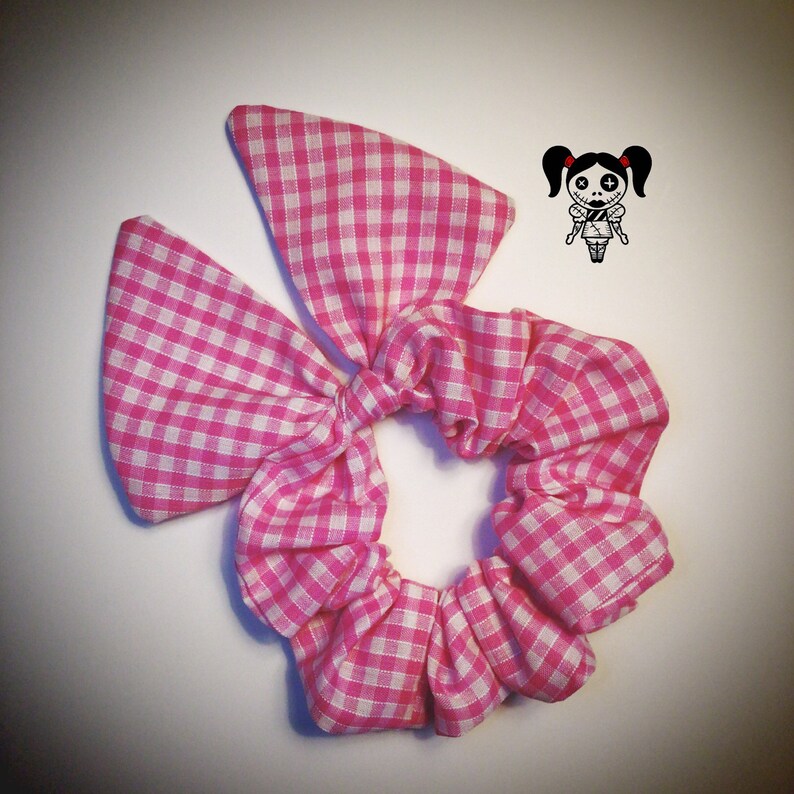 Summer school uniform hair accessories pretty bow scrunchie girly matching unique cute