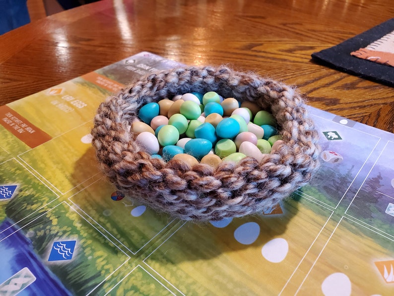 Hand Knit Bird Nest for Wingspan Etsy