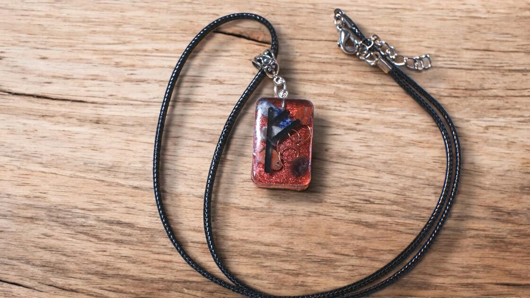 Runestone Relic: Handcrafted Viking Rune FEHU Necklace - Etsy