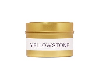 Yellowstone Travel Candle - Soy/Cocont wax candle