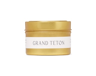 Grand Teton travel candle